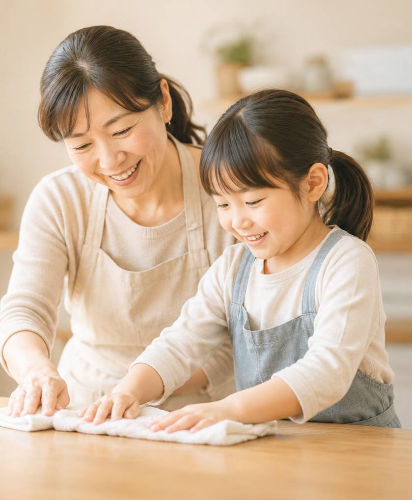 名古屋で家事代行サービスを行うスタッフ